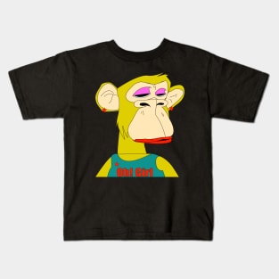 Newest Oh! girl sad ape nft (non fungible token) Kids T-Shirt